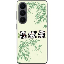 Le Balvo Samsung Galaxy S26 Uyumlu Panda Ailesi Baskılı Silikon Kılıf