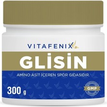 Vitafenix 300 gr Glisin Toz Sporcu Besini %100 Saf Içerik ile Kolay Çözünürlük Sunar