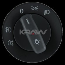 Kraw Far Anahtarı Çift Sisli Vw Golf 5 - Passat - Caddy - T5 (1 Ad )