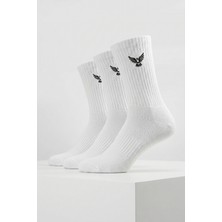 Relaxed Yetişkin Erkek Pamuklu Uzun Spor Çorap - 3'lü Paket