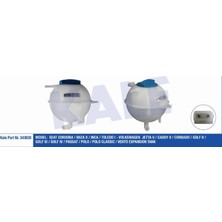 Kale Genleşme Tankı (Radyatör Ek Depo) Kapaklı  Vw Jetta Iı/caddy Iı/golf Iı/ııı/ıv/passat/polo Seat Tol. (1 Ad )