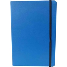 Onas Bloknot Lastikli Sert Kapaklı A5 Defter / Mavi