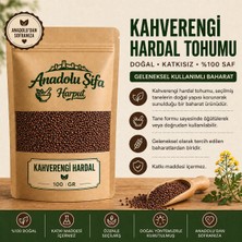 Anadolu Şifa Harput Kahverengi Hardal Tohumu (Brown Mustard Seed) 100GR Doğal Ürün