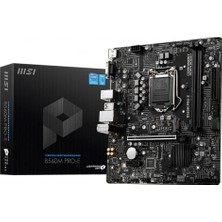 Msı B560M Pro-E Intel LGA1200 Ddr4 Matx Anakart