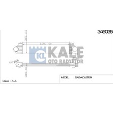 Kale Turbo Radyatörü (Intercooler) Renault Master Iıı  Opel Movano B  Al/pl/brz (1 Ad )