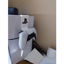 ModuLab 3D Ps5 Tekli Kol Askısı – Dualsense Tutucu Konsol Üstü Klips Aparat – Playstation 5 Uyumlu Tekli Stand