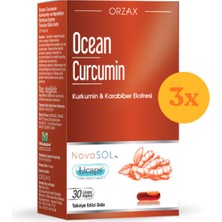 Ocean Curcumin 30 Kapsül - 3 Adet (Toplam 90 Kapsül)