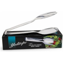 Yeditepe Lüx Salata Maşası Paslanmaz Çelik – Ergonomik Tutuş, Dayanıklı, Servis Maşası, Salata Servis Aparatı