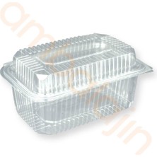 Ambalajın 1000 gr Sızdırmaz Şeffaf Plastik Saklama Kabı Bombe Kapaklı – Peynir, Şarküteri, Zeytin Kabı
