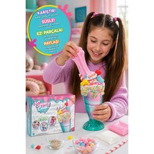 Toyfest Slimy Milkshake Slime Seti Karıştır Süsle Ez Yumuşak Oyun Hamuru Dıy Slime Oyuncak Seti
