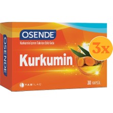 Osende Kurkumin 30 Kapsül - 3 Adet