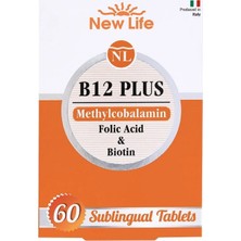 New Life B12 Methyl Plus 60 Tablet - Dezenfektan Hediyeli (%72 Alkol)