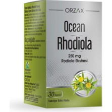 Ocean Rhodiola 30 Kapsül 250 Mg Takviye Edici Gıda Kullanım Amacı ile Enerji Artışı Sağlar