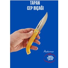 Tapan Bıçağı Tapan Aşı ve Çoban Bıçağı 21 cm Sarı Paslanmaz