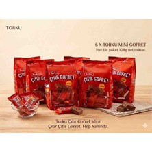 Torku Çıtır Gofret Mini 108GX6 Paket Bayramlık, Hediyelik, Ikramlık