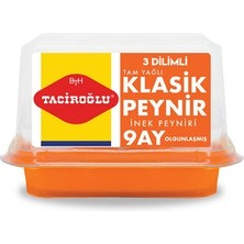 Taciroğlu 3 Dilimli Tam Yağlı Olgunlaştırılmış Inek Peyniri 450 G
