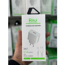 3.1A USB - Type-C Şarj Seti Samsung Xiaomi Uyumlu Hızlı ve Ekonomik