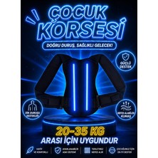Uydee Çocuk Dik Duruş Korsesi Kamburluk Önleyici Omuz Sırt Destekleyici Postür Düzeltici Ortopedik Korse Çocuk Omurga Destek Korsesi Çocuk Kamburluk Korsesi