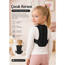Uydee Çocuk Dik Duruş Korsesi Kamburluk Önleyici Omuz Sırt Destekleyici Postür Düzeltici Ortopedik Korse Çocuk Omurga Destek Korsesi Çocuk Kamburluk Korsesi