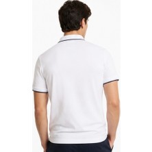 Boss  Polo Yaka  Beyaz  Regular Fit Tshırt