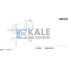 Kale Turbo Radyatörü (Intercooler) Renault Clıo Iı (345X370X27) Al/pl/brz (1 Ad )