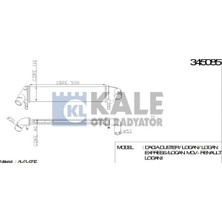 Kale Turbo Radyatörü (Intercooler) Dacıa Duster / Logan / Logan Express / Logan Mcv - Renault Logan I (1 Ad )
