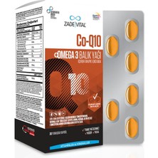 Zade Vital Koenzim Q10 Omega 3 30 Kapsül
