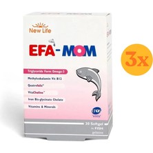 New Life Efa Mom 30 Kapsül - 3 Adet (Toplam 90 Kapsül)