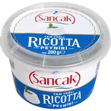 Sancak Tam Yağlı Ricotta Peyniri 200 gr