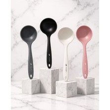 4'lü Set Plastik Kepçe Ivory