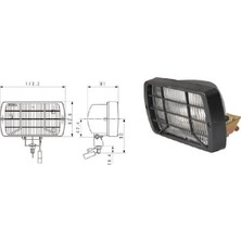 Aygersan Sis Farı Kablolu Fıat Dkş Slx 90 Mod.doğan   (1 Ad )