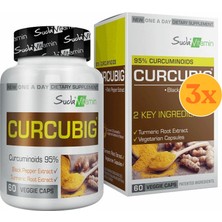 Suda Vitamin Curcubig Zerdeçal 60 Vegi Kapsül - 3 Adet