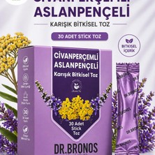 Çare Burada Çareburada | Dr. Bronos Civan Perçemli, Aslan Pençeli Karışık Bitkisel Toz 30 Stick