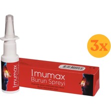Imuneks Imumax Burun Spreyi 15 ml - 3 Adet (Toplam 45 ml) - Dezenfektan Hediyeli (%72 Alkol)