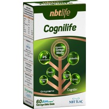 Nbt Life Cognilife - Fosfatidilserin, Sitikolin ve Ginkgo - 60 Kapsül - Dezenfektan Hediyeli (%72 Alkol)