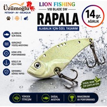 Üzümoğlu Lion Fishing Vib Blade Sw Rapala 14GR 55MM Doğal Yeşil Titreşimli Sahte Balık Alabalık Yemi