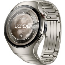 Huawei Watch 5 Akıllı Saat, Sağlık Bakışı, 5ATM Su Geçirmez, Gps, Spo2 Parmak Ucunda, Android™ ve Ios ile Uyumlu, Safir Kristal, 30 Ay Garanti, 46 Mm, Gümüş