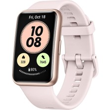 Huawei Watch Fıt Yeni Akıllı Saat, 1,64 Inç Canlı Amoled Ekran, 10 Günlük Pil Ömrü, Tüm Gün Spo2 Izleme, 7/24 Kalp Atış Hızı Izleme, Almanca Versiyon, Sakura Pembesi, Tek Boyut