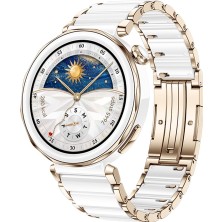 Huawei Watch Gt 5 Pro 42 mm Akıllı Saat, Sanatsal Tasarım, Profesyonel Düzeyde Spor Işlevleri, Sağlık Takibi, Ekg Izleme, 7 Güne Kadar Pil Ömrü, Gps, Ios ve Android, Seramik Beyaz