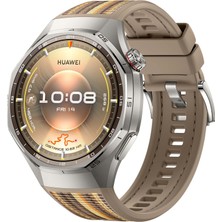 Huawei Watch Gt 6 Pro Akıllı Saat, Gps, Ekg, 1,47" Amoled Ekran, 21 Güne Kadar Pil Ömrü, Kapsamlı Bisiklet Özellikleri, 100'DEN Spor Modu, Android™ ve Ios ile Uyumlu, Sağlık Izleme, Kahverengi, 46 mm