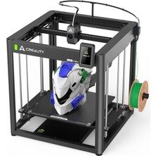Creality Ender-5 Max 3D Yazıcı, Büyük Hacimli Kask Yazıcısı, Ultra Hızlı 700 Mm/s, Alüminyum Çerçeve, Otomatik Yatak Seviyelendirme, Durum Ekranı, Geniş Kurulum Alanı 400 × 400 × 400 mm