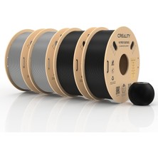 Creality Petg Filament, Hyper Petg 1,75 mm 3D Yazıcı Filamenti, 30-600 Mm/s, Boyutsal Doğruluk +/- 0,02 Karton Makara (8,8 Lbs), Çoğu Fdm 3D Yazıcıya Uygun 4 kg Siyah Kül