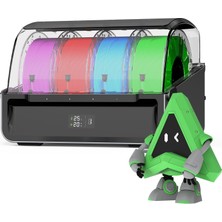 Creality Cfs, Çok Renkli Otomatik Filament Sistemi, Neme Dayanıklı Filament Saklama Bölmeli, K2 Plus/hi Için 16 Renkli Baskı Için Dört Cihazın Paralel Çalışmasını Destekler
