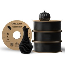 Creality Resmi Hyper Pla Filament Siyah 4kg, Yüksek Hızlı Baskı Için 3D Yazıcı Filamenti, Dayanıklı ve Dirençli, Pürüzsüz, Çıkıntı Performansı Boyutsal Doğruluk +/-0,03 Mm, 4 Rulo