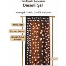 Ceylan Desenli Soft Şal