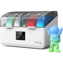 4 Makara Için Creality Filament Kurutucu Kutusu, Spacepi X4L 3D Yazıcı Filament Saklama Kutusu, Iki Bağımsız Isıtma Odası, 75°c'ye Kadar Hızlı Isıtma, Pla, Petg, Abs, Tpu, Naylon Vb. Için.