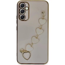 Newface Samsung Galaxy A34 5g Kılıf Esila Silikon - Pudra