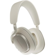 Bowers & Wilkins Px7 S3 Kulak Üstü Gürültü Önleyici Kulaklık, Kablosuz, Aptx™ Kayıpsız, Hızlı Şarj, 30 Saat Oynatma, 8 Dahili Mikrofon - Beyaz Kanvas