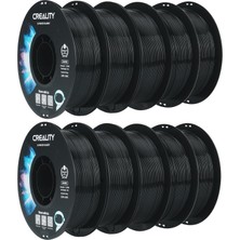 Creality Cr-Petg Filament 1.75MM 10KG, 3D Yazıcı Filament Petg Vakum Paketleme, Siyah 10*1kg Makara