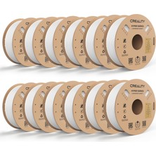 Creality Pla Filament Hyper 3D Yazıcı Filamenti 1,75 mm 12 Kg: Yüksek Hızlı Pla 30-600 Mm/s, Boyutsal Doğruluk +/- 0,02 Mm, Çoğu 3D Yazıcı Için, 12 Beyaz Pla